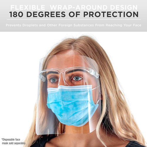 Tcp Global Salon World Safety Face Shields Con Todos Los De