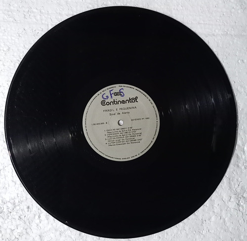 Lp Sinal De Alerta Frágil E Pequenina 1991 (Usado)