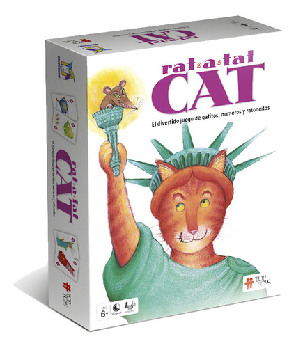 Juego De Cartas Rat A Tat Cat: Gatitos, Números Y Ratoncitos