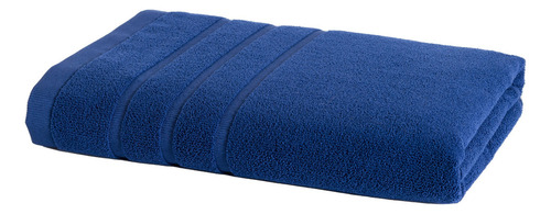 Toalla De Baño Completo De Microfibra Tulum Marino Vianney Color Azul Marino