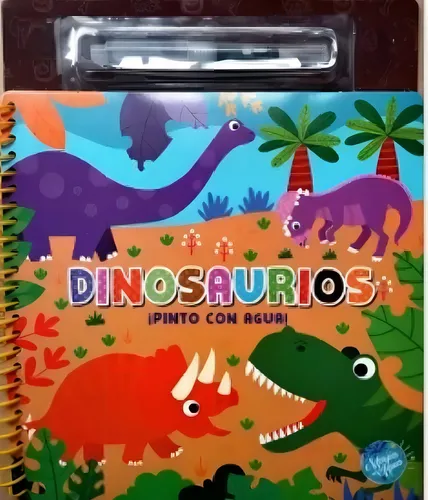 Magia Al Agua: Dinosaurios, De Vv.aa. Editorial Latinbooks, Tapa Blanda, Edición 1 En Español