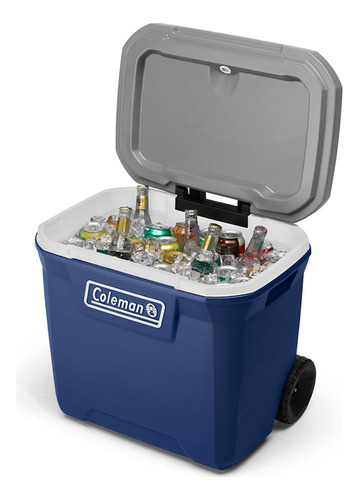 Caixa Térmica 316 Series 65 Qt 61,5l C/ Rodas Coleman Transparente