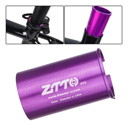 5 Adaptador De Tija De Sillín Cuña 31,6 A 30,9 Mm Tubo De