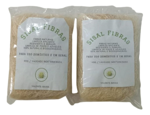 Kit 2 Buchas De Sisal Limpeza De Pisos/azulejos E Uso Geral
