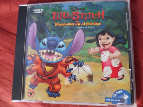 Juego Lilo Y Stitch Problemas En El Paraiso Sellado Para Pc