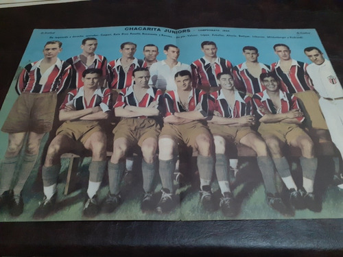 Poster Antiguo Chacarita Juniors 1934 El Grafico