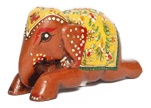 Adorno Elefante Decorativo Hogar Hindu Importado #8752