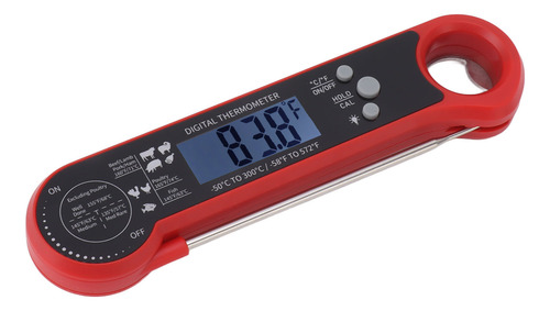 Termómetro Digital Para Carne Con Pantalla Retroiluminada