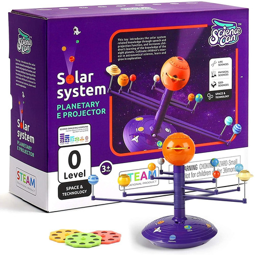 Juego Proyector Sistema Solar Con Sonido Universo Binario