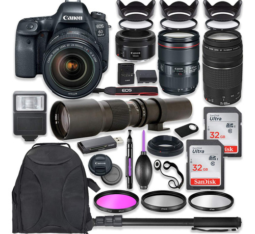 Canon Eo Mark Ii Dslr Camara In Usm Lente Bundle Ef Iii