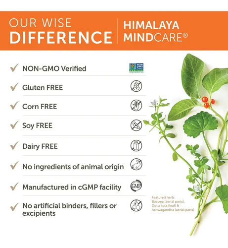 Himalaya Mindcare, Suplemento Cerebral Nootrópico Potenciado