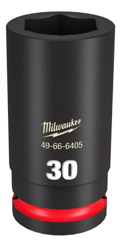 Tubo De Impacto Largo Encastre 3/4 30mm Milwaukee 49-66-6405 Color Negro