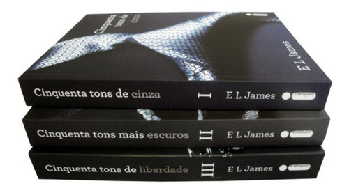 Imagem 3 de 4 de Kit Livros Trilogia Saga Cinquenta Tons De Cinza E L James
