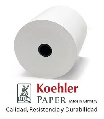 Imagen 2 de 8 de Caja Papel Rollos Termico 80x70 Mm 50 Precio Incluye Iva