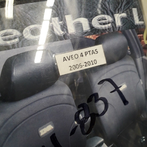 Juego Forros Asiento Zega Chevrolet Aveo 4ptas 2006/2010
