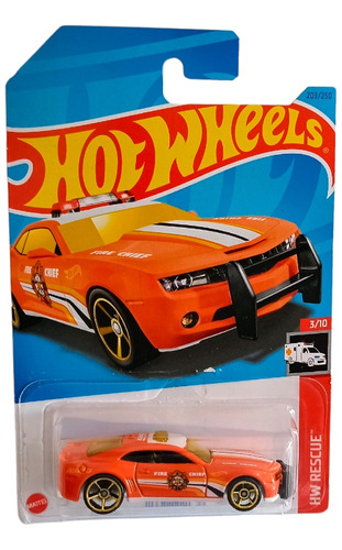 10 Camaro Ss Rescue Hot Wheels 