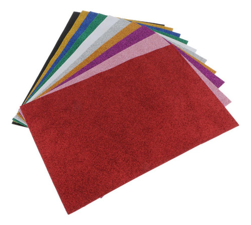 10pcs Glitter Eva Foam Sheets Folhas De Espuma Adesiva De