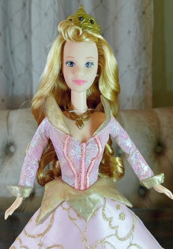 Muñeca Disney Princess Con Sonido Y Luces Aurora Mattel 2000 (Usado)