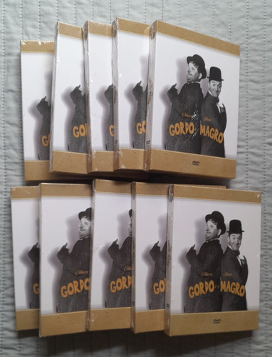 O Gordo E O Magro (box Dvd Lacrados) 10 Unidades