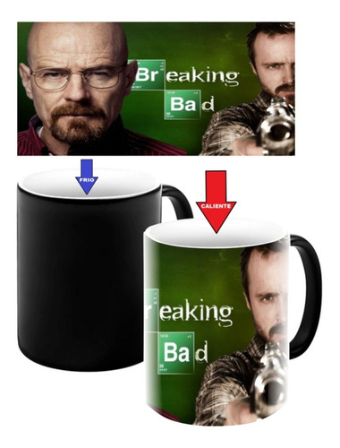 Taza Mágica Cerámica Breakig Bad - Rock/comic/anime