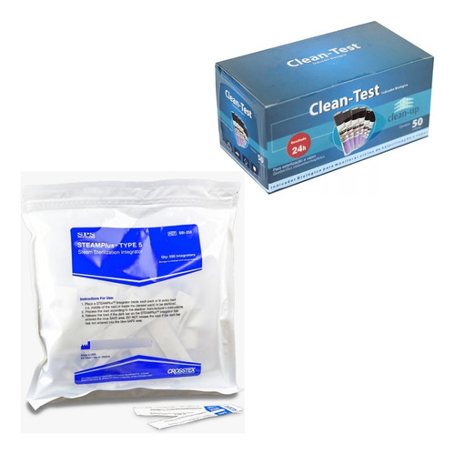 50 Indicador Biológico + 50 Integrador Químico Classe 5 Sps