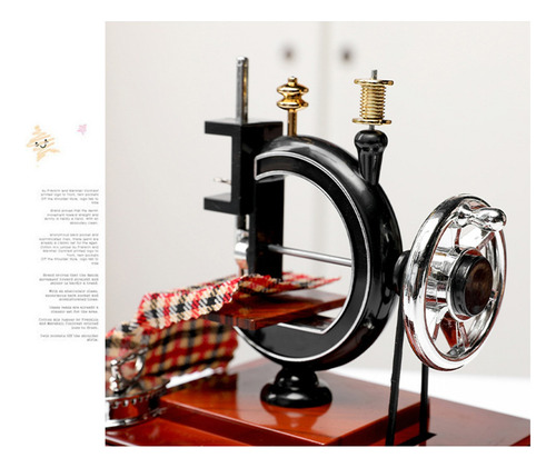 Caja De Música Para Máquina De Coser E, Adornos Decorativos