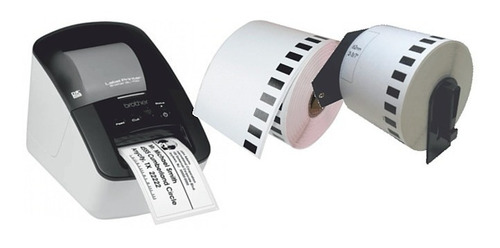 Imagen 2 de 3 de Rollos Etiquetas Térmicas Continúa Dk 2205 Dk2205 Ql