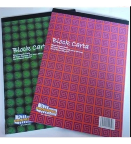 Block Rayado Carta  Bulto De 36 Unidades