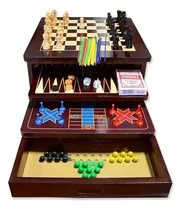 Comprar Juegos De Mesa 12 En 1 * Ajedrez Backgammon Damas Solitario