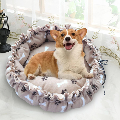 Cómoda Cama Para Perros Y , Alfombrilla Cálida Ajustable,