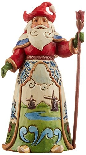 Figurilla De Santa Claus Holandés Jim Shore Heartwood