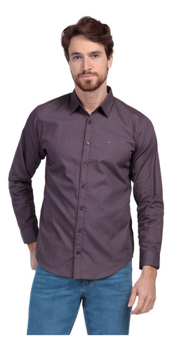 Camisa Slim Lee Manga Larga Hombre 240