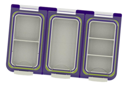 De Caja De Aparejo De Pesca Pequeña Caja De Púrpura