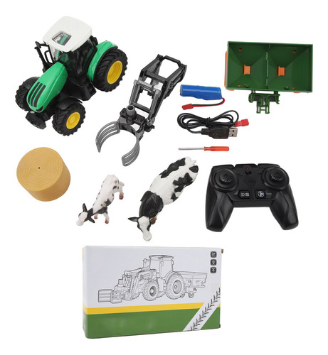 Juego De Juguetes Rc Tractor 3 En 1, 3,7 V, 500 Mah, 2,4 Ghz