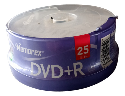 Dvd+r Memorex 16x 4.7gb X25 - Unidad a $2396