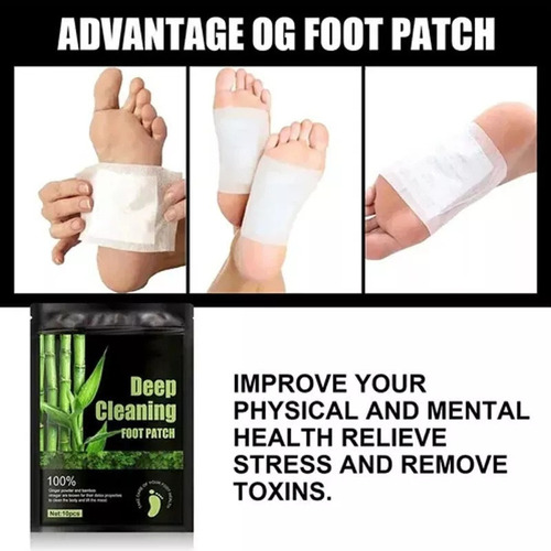 S Remendo De Desintoxicação De Pés Detox 50 Remendos Patch