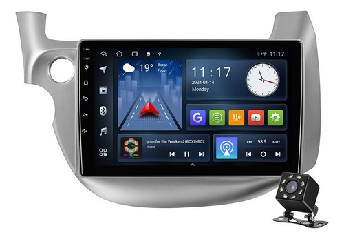 Z Estéreo Android Cámara Para Honda Fit 2009-2014 Gps Bt
