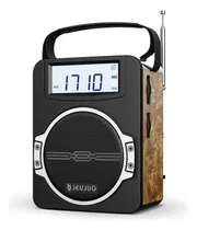 Comprar Jeujug Radio Portátil Am Fm Radios Digitales Radio Reloj Con