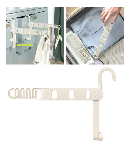 2 Percha Para Ropa, Tendedero Compacto Para Ahorrar Espacio,