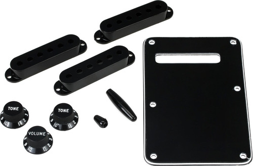 Fender Kit Tapa Microfonos Perillas Plasticos Stratocaster