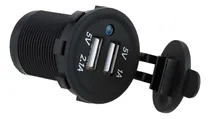 Comprar Cargador 12,24 V, Usb X 2 12v Toma Embutir,agarre Enchufe Auto,moto,nautica