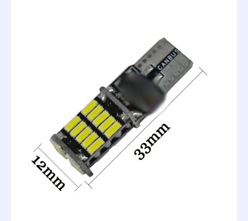 Imagem 4 de 6 de Led T10 Super Forte Canceler + Canceler Extra Punto Onix