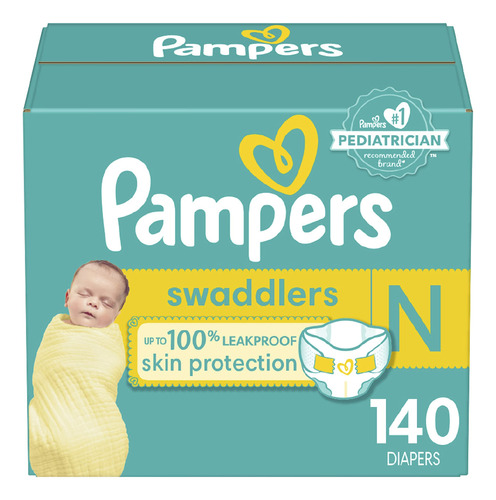 Paales Para Recin Nacido  Pampers Swaddlers, Paales Desechab
