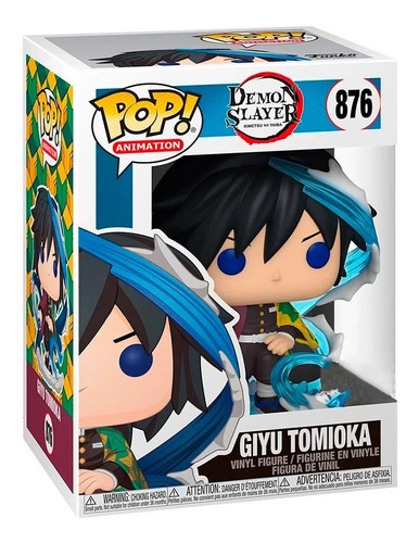 Funko Pop Giyu Tomioka #876 Demon Slayer Edicion Especial Color Giyu Tomioka #876 / Kimetsu No Yaiba / Pilar Agua