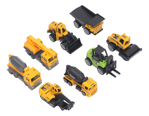Juego De Juguetes Car Toys De 8 Piezas Para Camiones De Cons