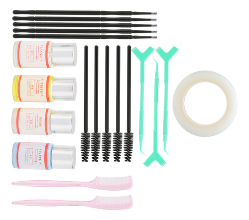 Set De Rizado Para Cejas, Kit Líquido De Permanente Para Cej