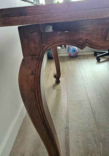 Mesa Comedor Provenzal Extensible. Usado. No Envío Marrón Claro Marrón Claro (Usado)