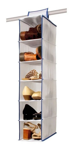 Organizador Para Guarda Roupa Com 6 Prateleiras Verticais