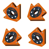 Comprar Kit 4 Escuadras Angulo Magnética 4  Para Soldar 23 Kg Truper