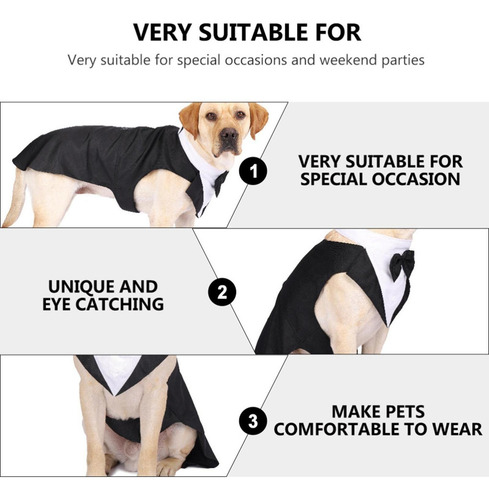 Perro Esmoquin Traje De Perro Y Bandana Conjunto Halloween